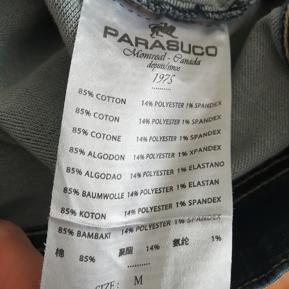Parasuco Dark Blue Jean Jacket - Picture 7 of 7